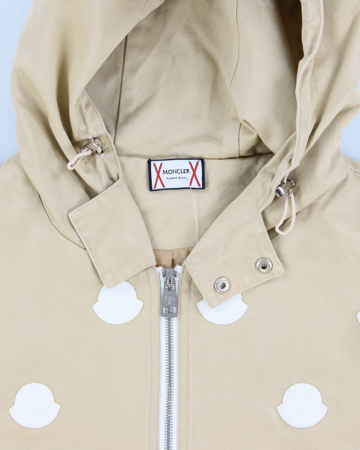 Moncler Beige Hooded Jacket M Rokit