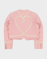Moschino Cheap And Chic Pink Cropped Blazer - M