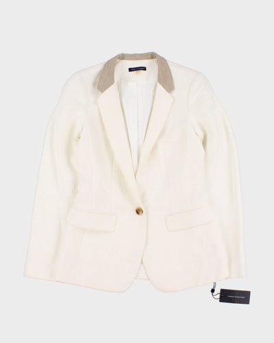 Y2K 00s Tommy Hilfiger White Blazer - XS