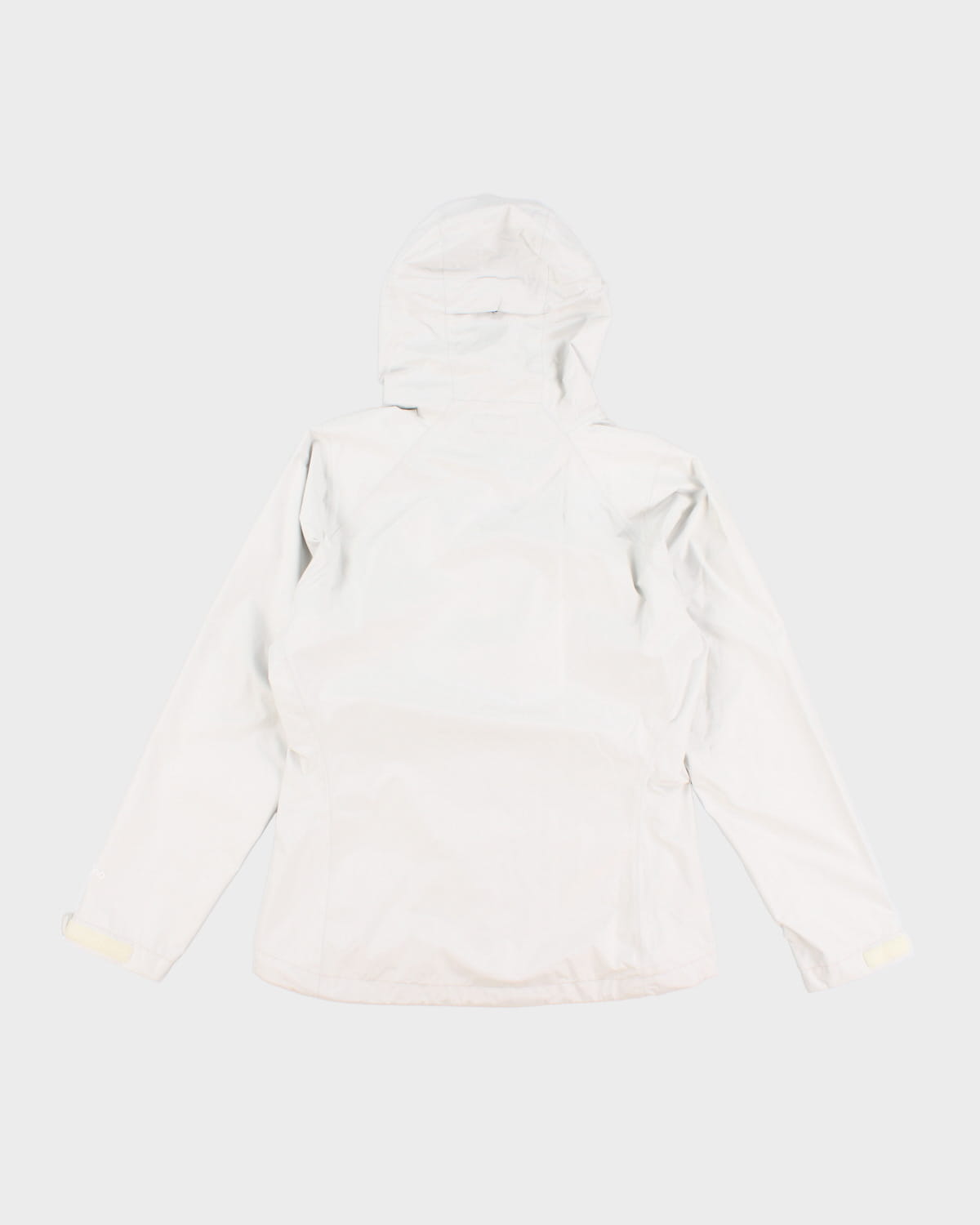 Patagonia White Hooded Rain Jacket - S