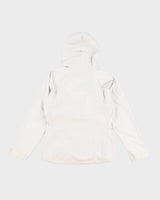 Patagonia White Hooded Rain Jacket - S