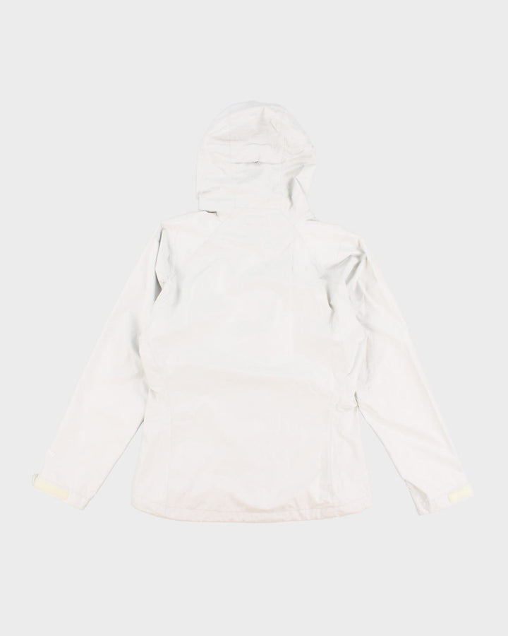 Patagonia White Hooded Rain Jacket - S