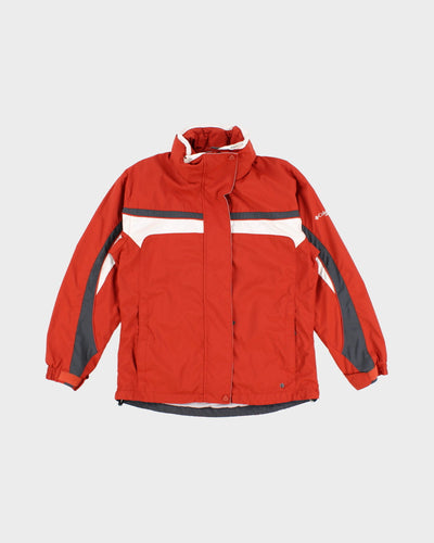 Columbia Orange Rain Jacket - L