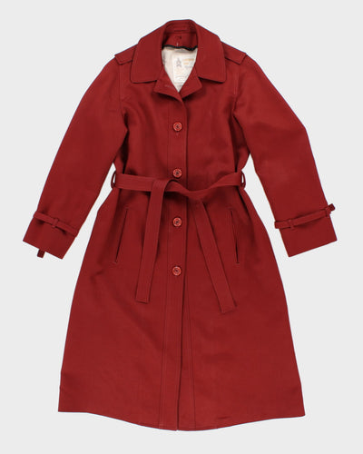 Vintage 70s London Fog Red Women's Coat - S