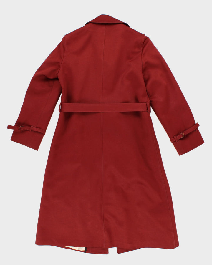 Vintage 70s London Fog Red Women's Coat - S