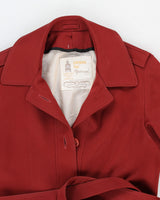 Vintage 70s London Fog Red Women's Coat - S