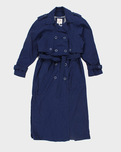Vintage Aberdeen Yacht Club Navy Trench Coat - M