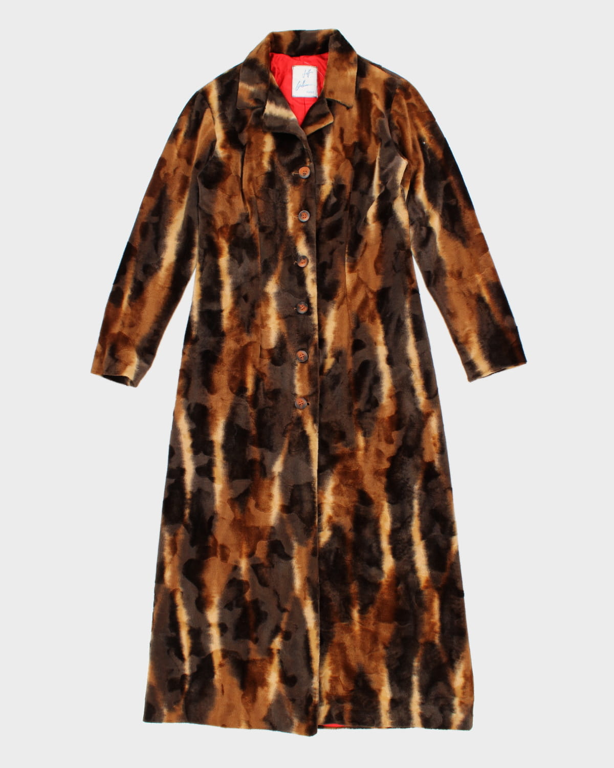 Vintage Jeff Gallano Paris Velour Coat - S