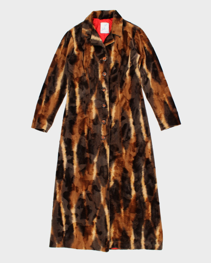 Vintage Jeff Gallano Paris Velour Coat - S