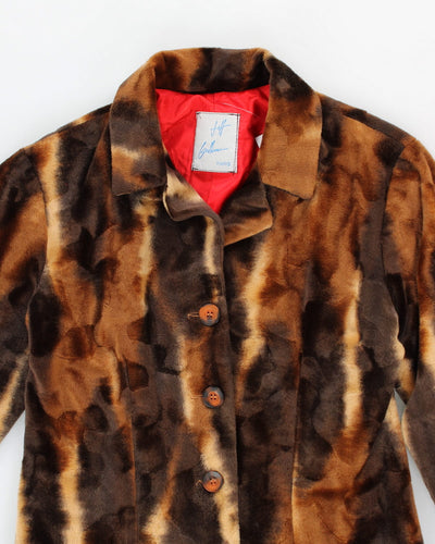 Vintage Jeff Gallano Paris Velour Coat - S