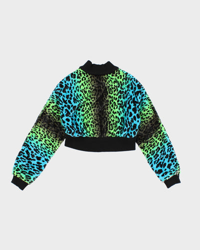 Versace x H&M Cropped Bomber Jacket - S