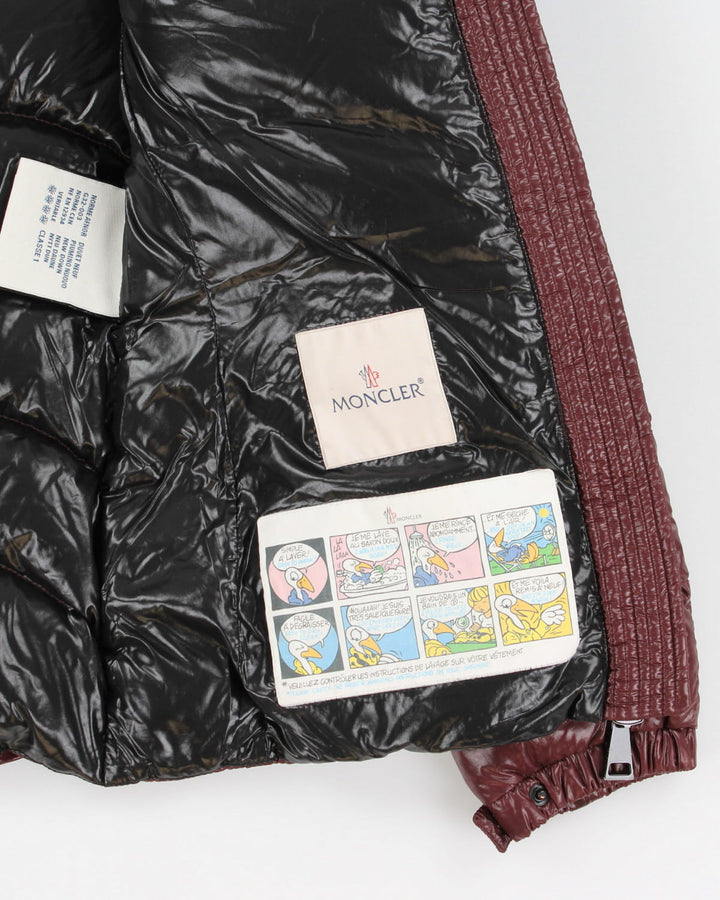 Women's Purple Moncler Puffer Jacket - S