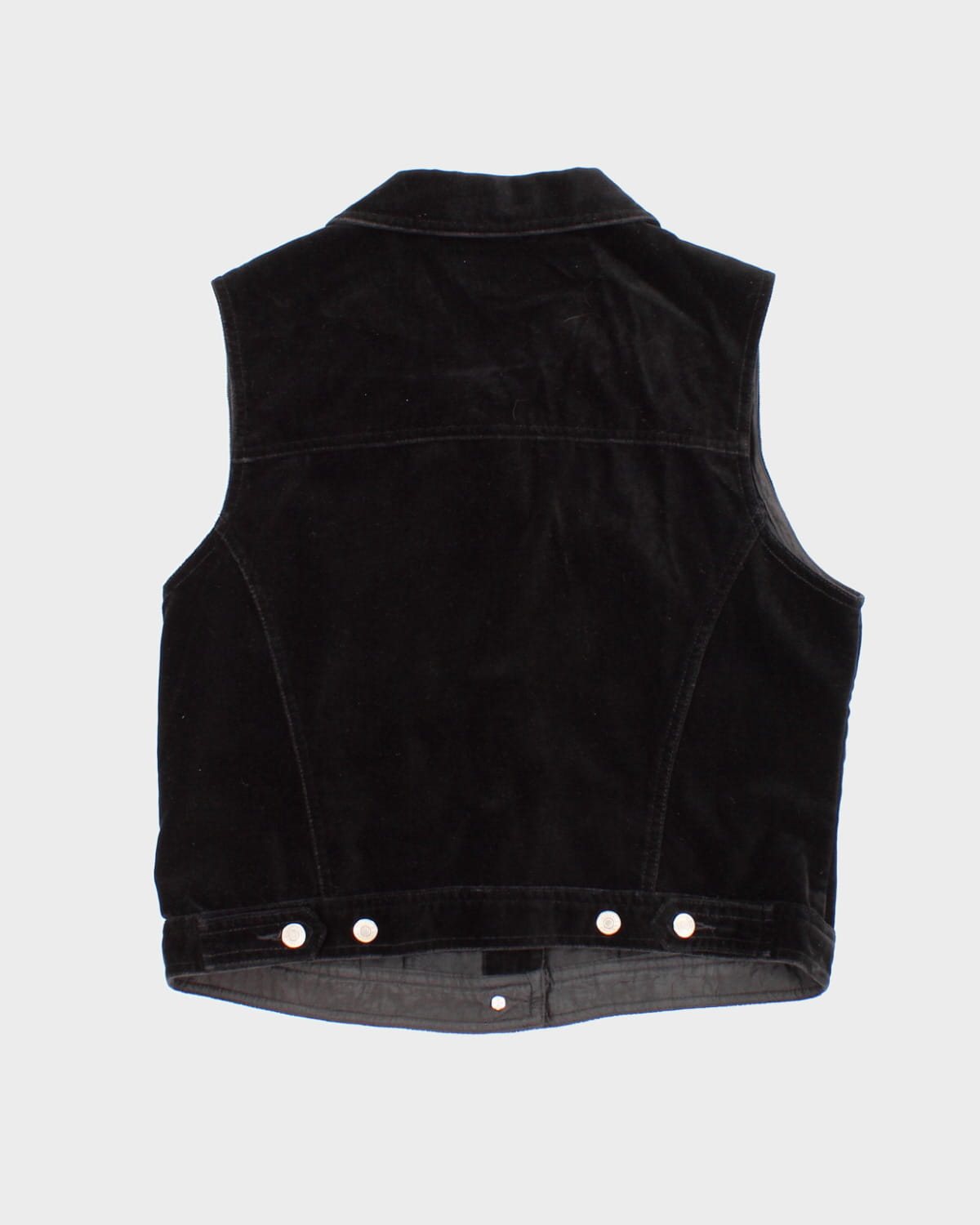 Vintage 90s Gap Velvet Waistcoat - L