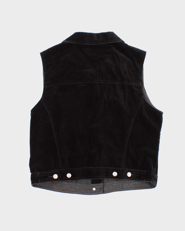 Vintage 90s Gap Velvet Waistcoat - L