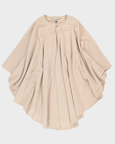 Cashmere and Lams Wool Vintage Cape Shall Outerwear