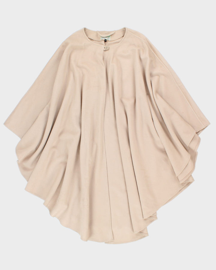 Cashmere and Lams Wool Vintage Cape Shall Outerwear