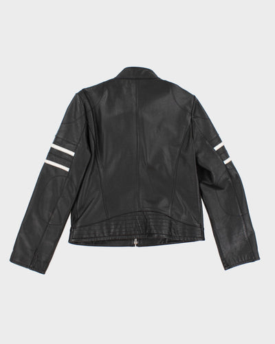 Edwin Patched Leather Jacket - S