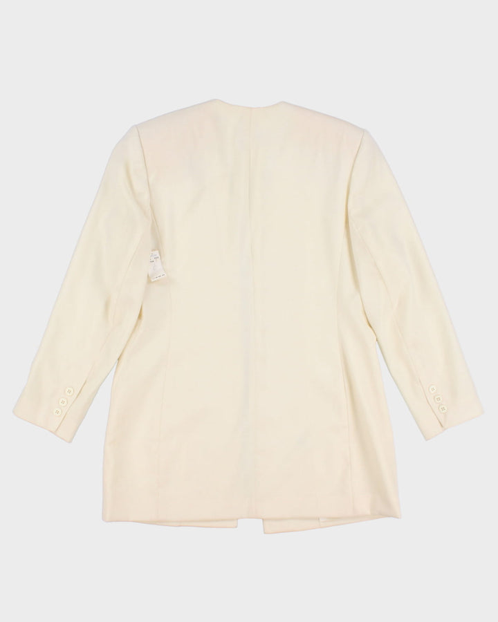 Vintage Rouie Cream Blazer - L
