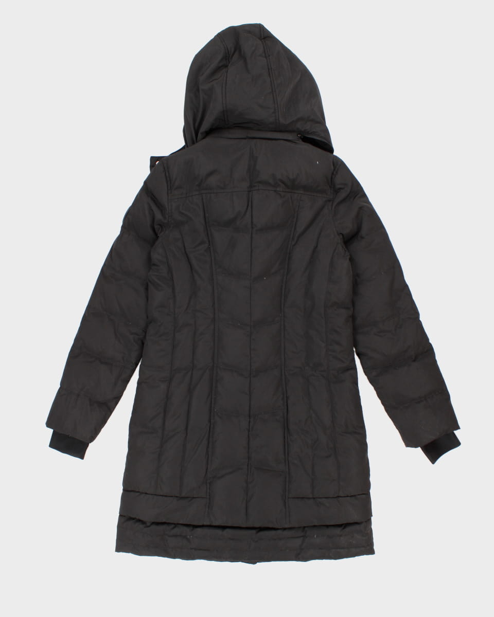 Karl Lagerfeld Paris Faux Fur Hooded Puffer Jacket - XS