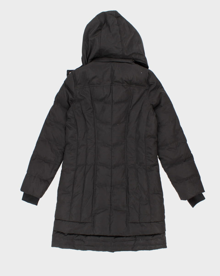 Karl Lagerfeld Paris Faux Fur Hooded Puffer Jacket - XS