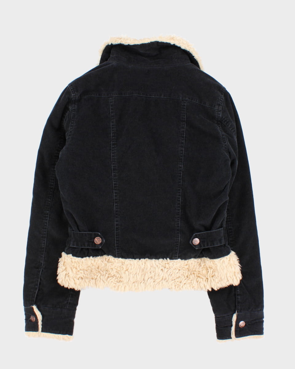 Y2K 00s Roxy Womens Navy Corduroy Jacket - XS