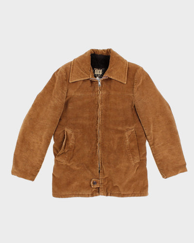 Vintage Hillard Sportswear Faux Fur Lined Corduroy Jacket - L