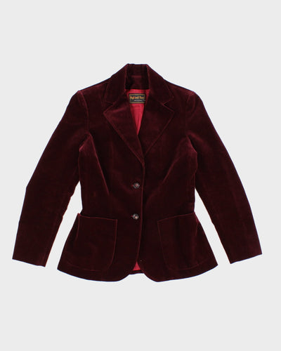 Vintage 80s Hillard Sportswear Faux Fur Lined Corduroy Jacket - L