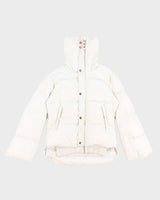 Womens Cream Diesel Down Puffer Coat/ Jacket - XS