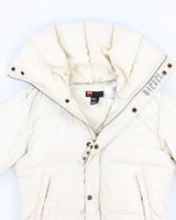 Womens Cream Diesel Down Puffer Coat/ Jacket - XS