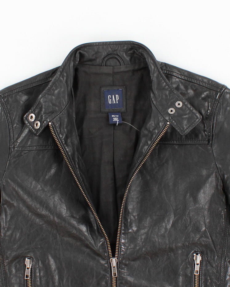 Vintage 90s Gap Leather Jacket - XS