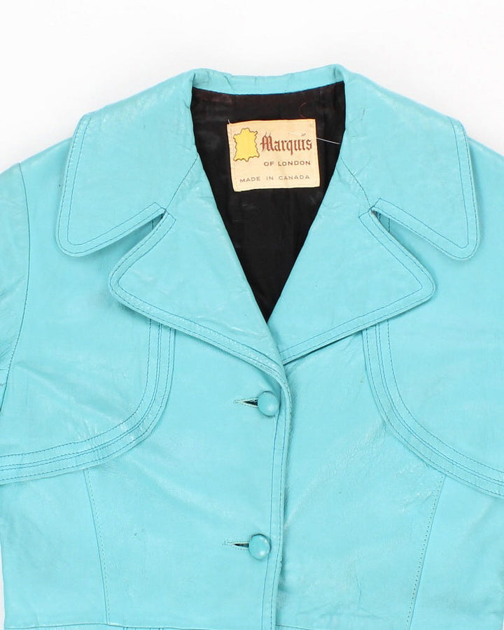 Vintage Marquis Of London Lived Leather Jacket - M