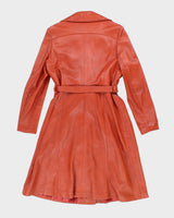 Vintage Jeno De Paris Leather Coat - M