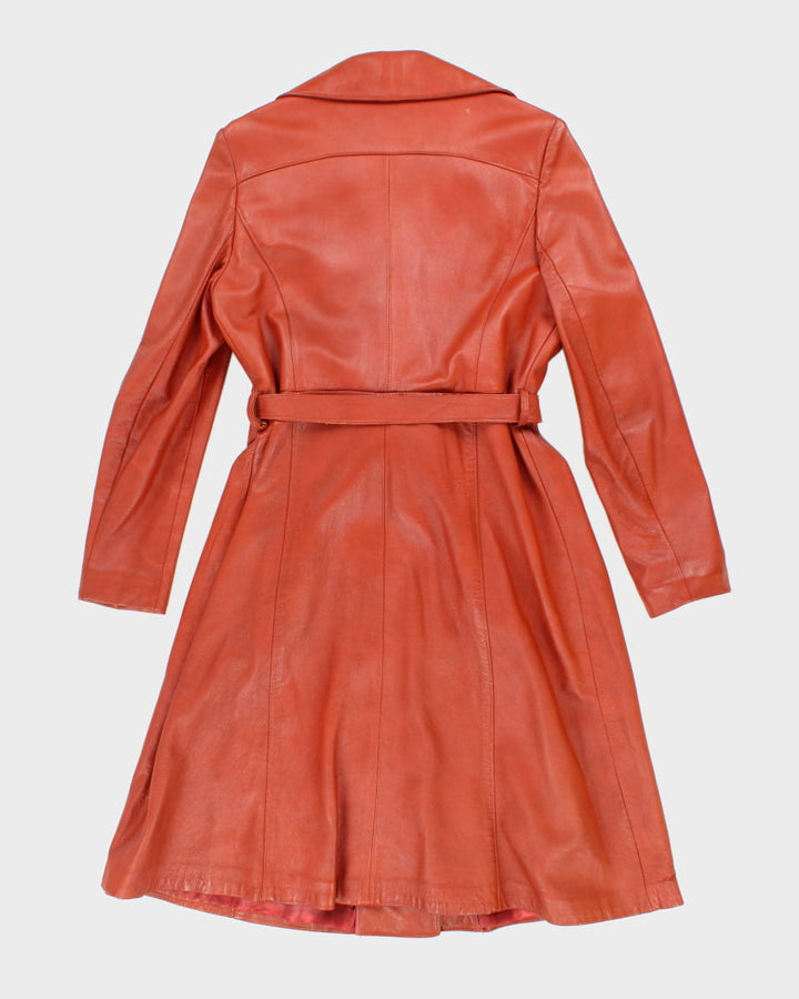 Vintage Jeno De Paris Leather Coat - M