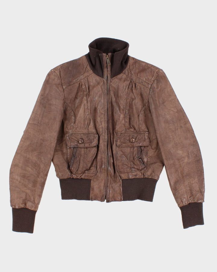 Vintage Levi's Brown Leather Jacket - M