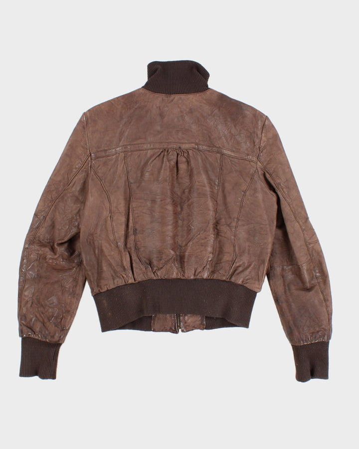 Vintage Levi's Brown Leather Jacket - M