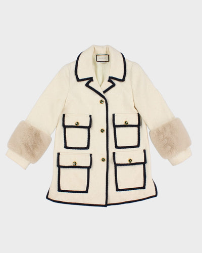 Gucci Classic Cream Jacket/ Coat - S