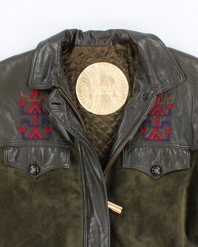 Vintage 90s Torras Leather/Suede Jacket - L