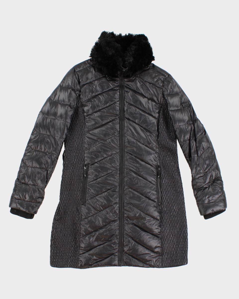 Y2K 00s BCBG MaxAzria Faux Fur Collar Jacket - M