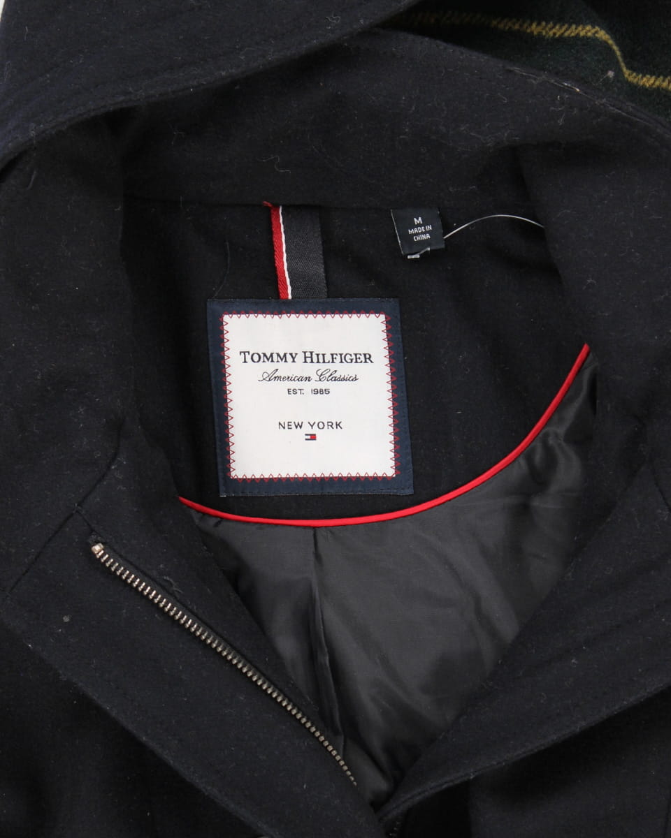Tommy Hilfiger Hooded Wool Jacket - M