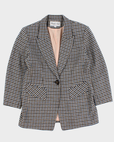 Vintage 90s Thunder Bird Collection Houndstooth Blazer - S/M