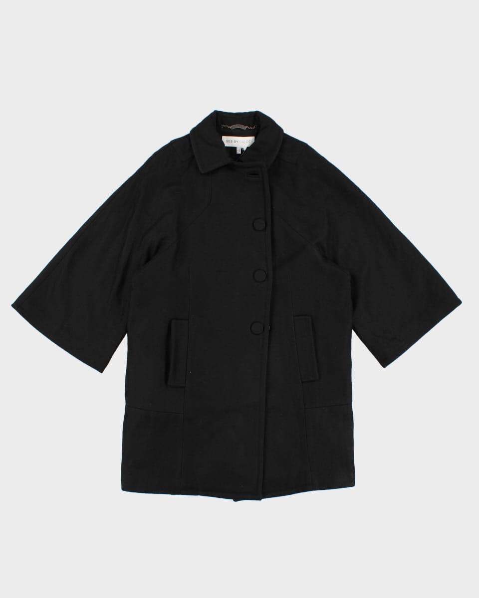 See By Chloe Wool Blend Coat - M