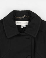 See By Chloe Wool Blend Coat - M