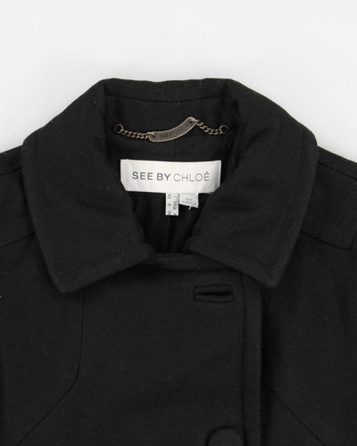 See By Chloe Wool Blend Coat - M