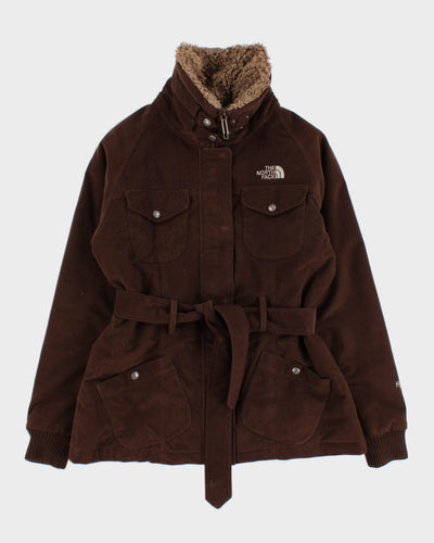 The North Face Women's Brown Cord Sherpa Jacket - L