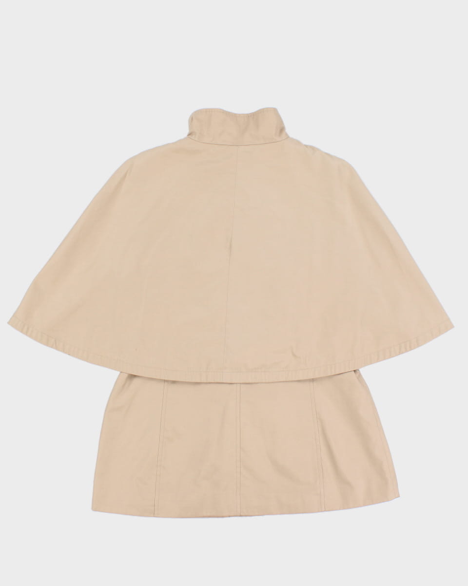 Betsey Johnson Khaki Cape Poncho Coat - M