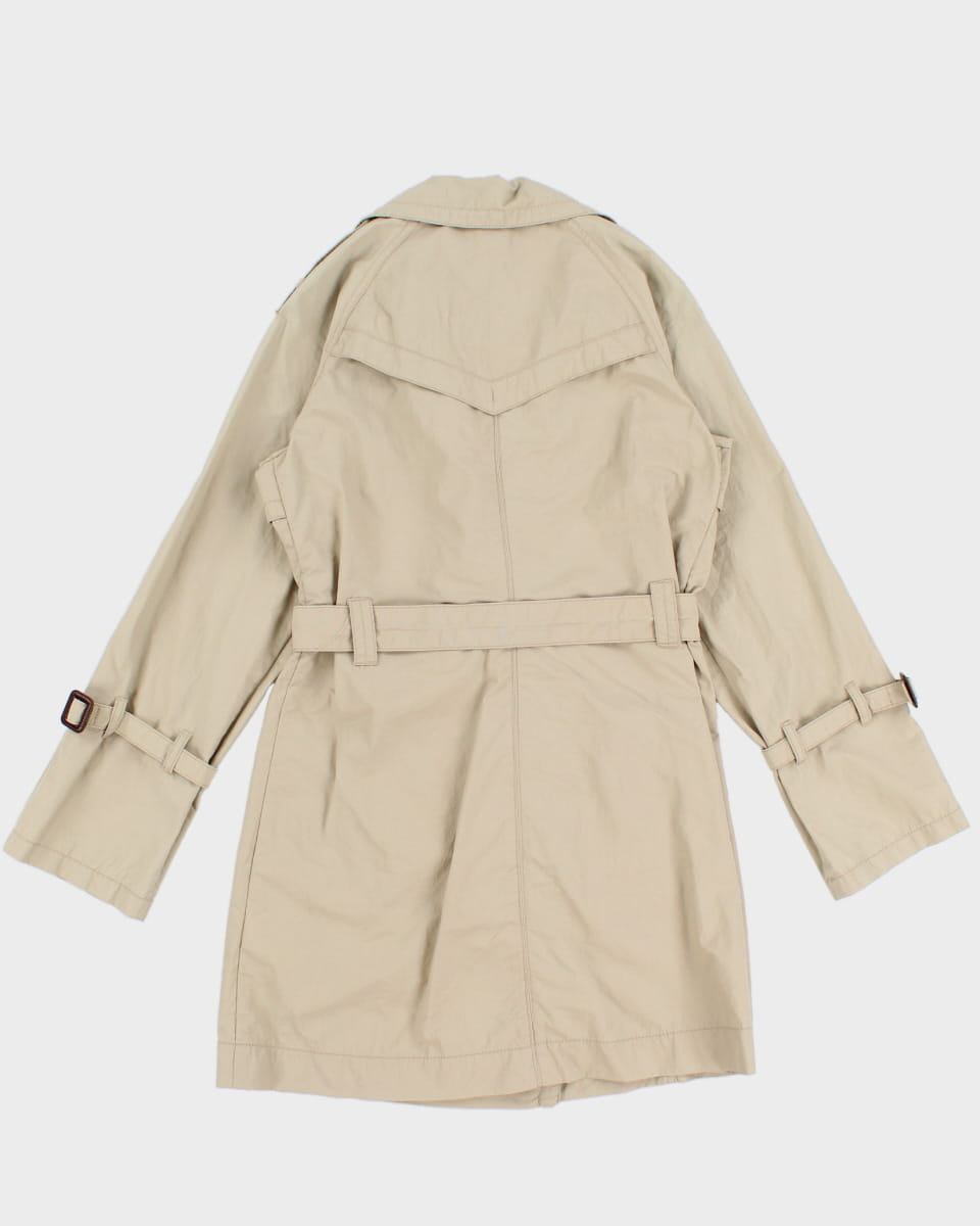 DKNY Beige Coloured Thin Feel Coat XS Rokit