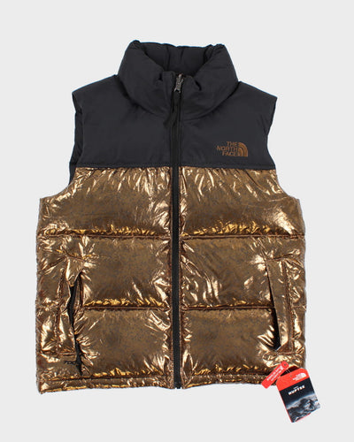 The North Face 1996 Retro Nuptse Metallic Copper Vest - S