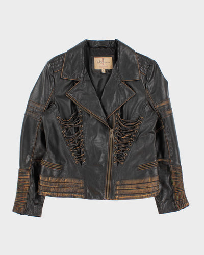 Vintage Wilsons Dreamy Laced Leather Jacket - XL