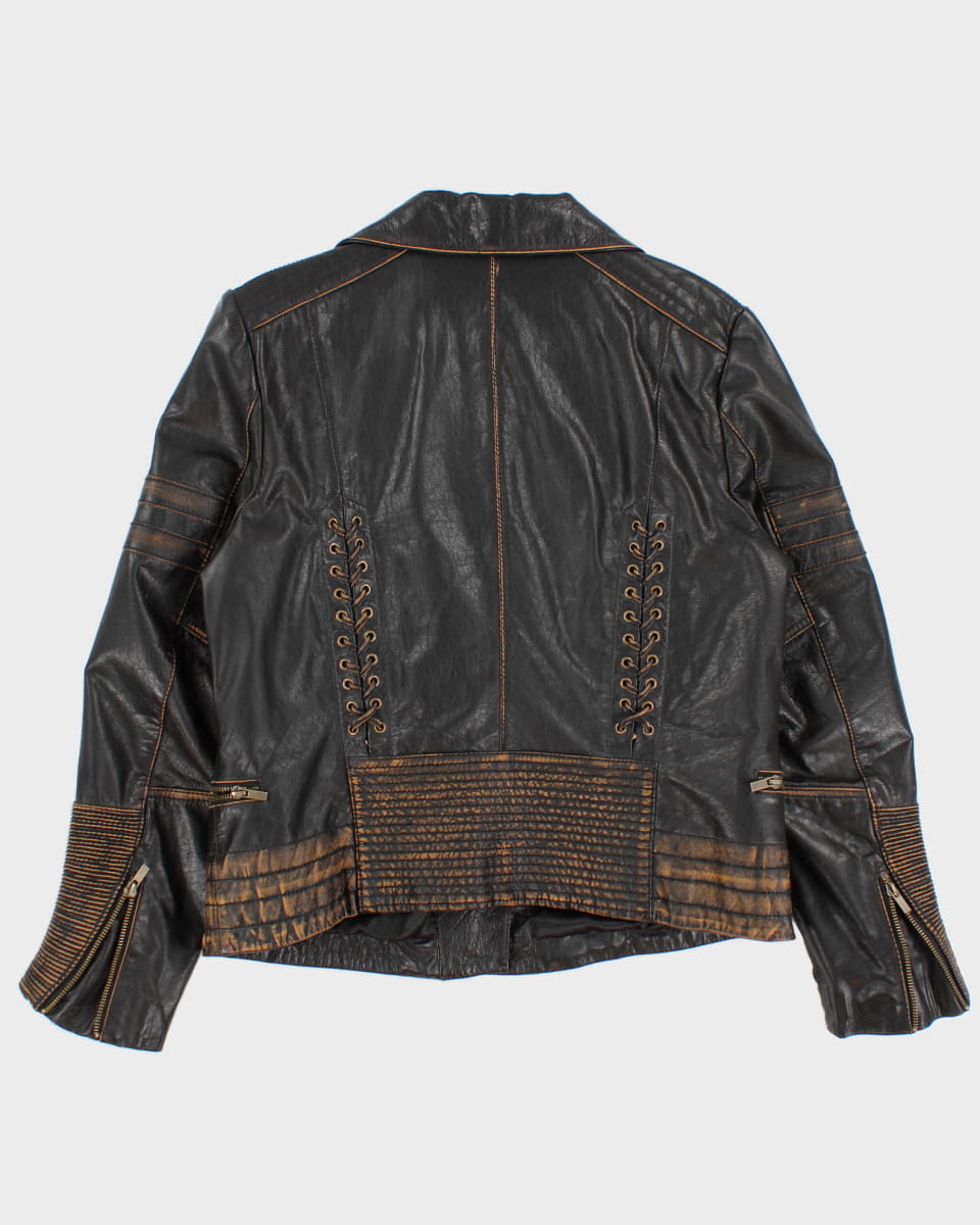 Vintage Wilsons Dreamy Laced Leather Jacket - XL