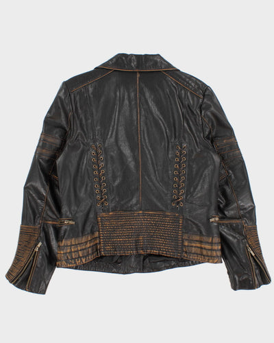 Vintage Wilsons Dreamy Laced Leather Jacket - XL